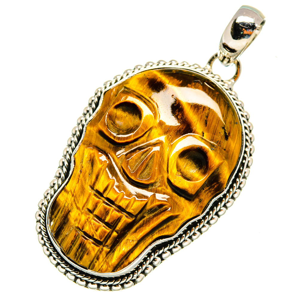 Tiger Eye Pendants handcrafted by Anasilvercos - PD8296