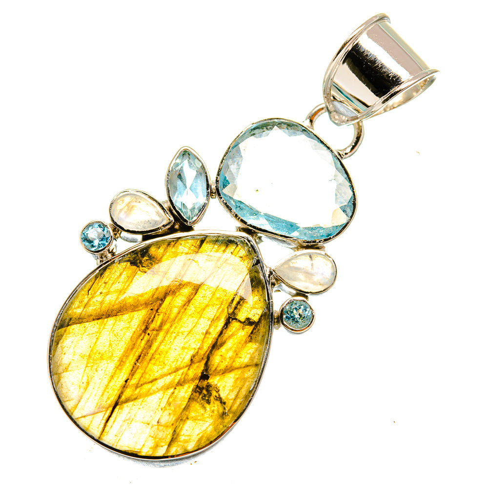Labradorite Pendants handcrafted by Anasilvercos - PD8310