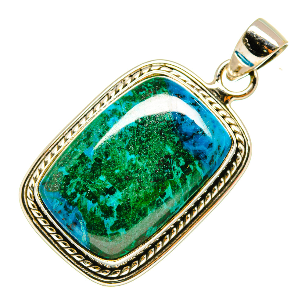 Chrysocolla Pendants handcrafted by Anasilvercos - PD8320