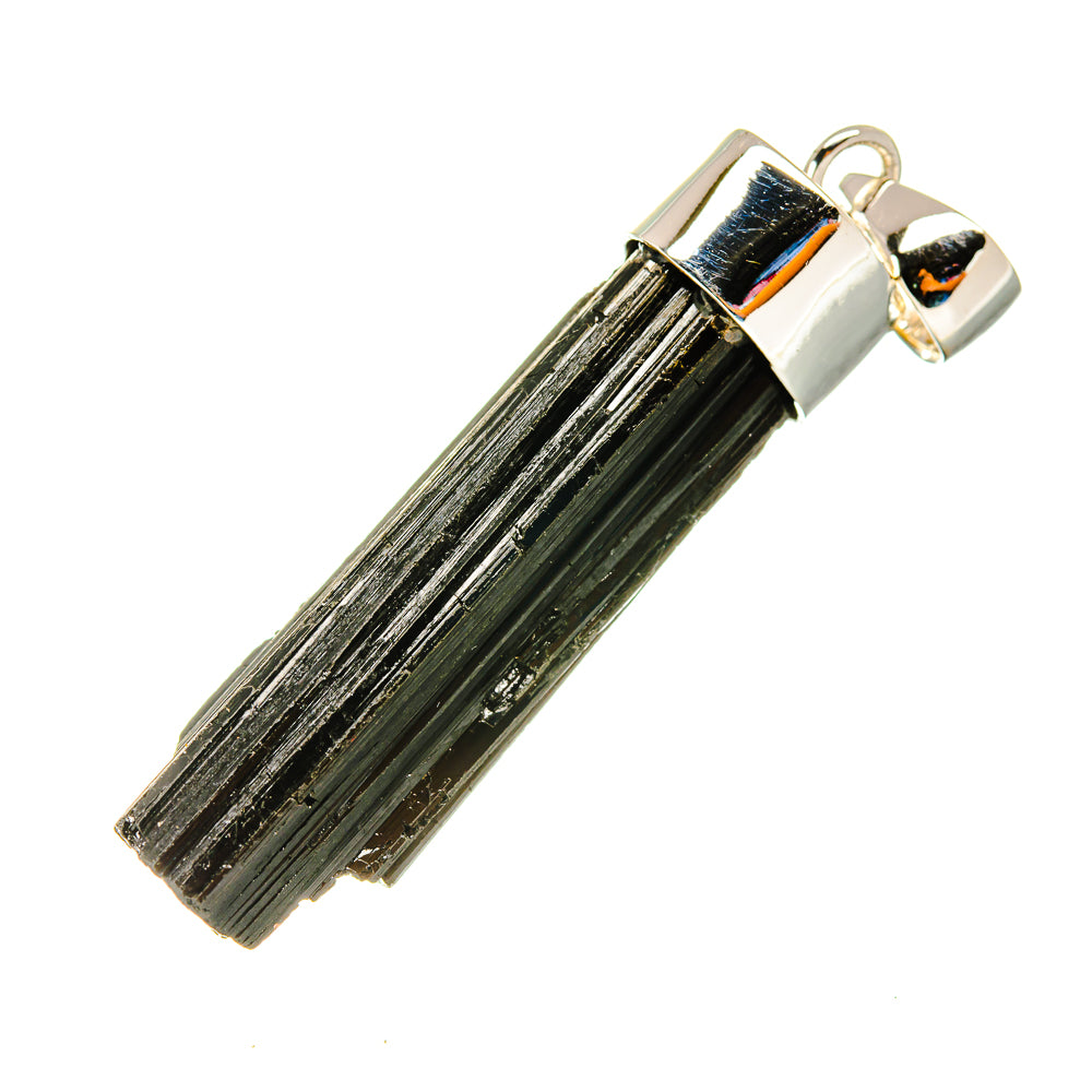 Black Tourmaline Pendants handcrafted by Anasilvercos - PD8324