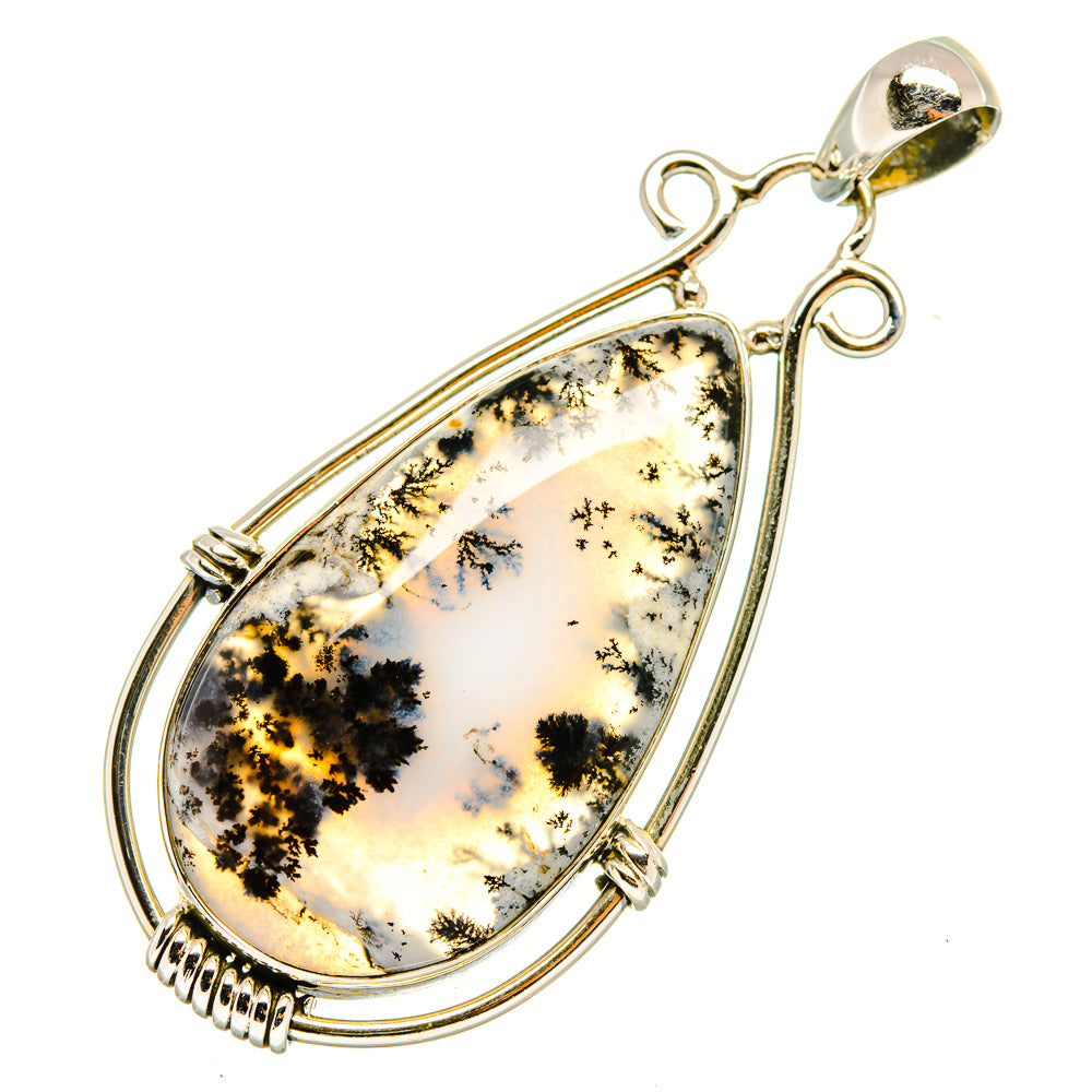 Dendritic Opal Pendants handcrafted by Anasilvercos - PD8329