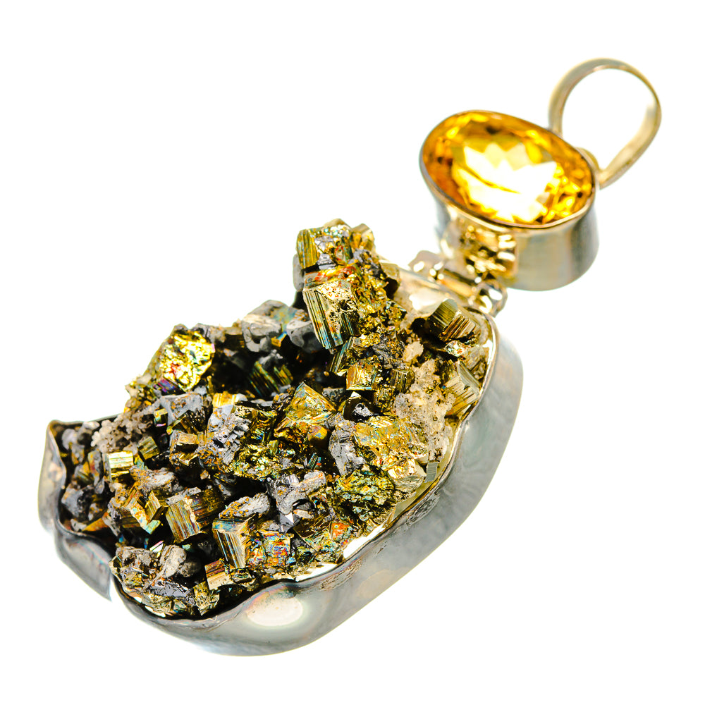 Bismuth Crystal Pendants handcrafted by Anasilvercos - PD8330