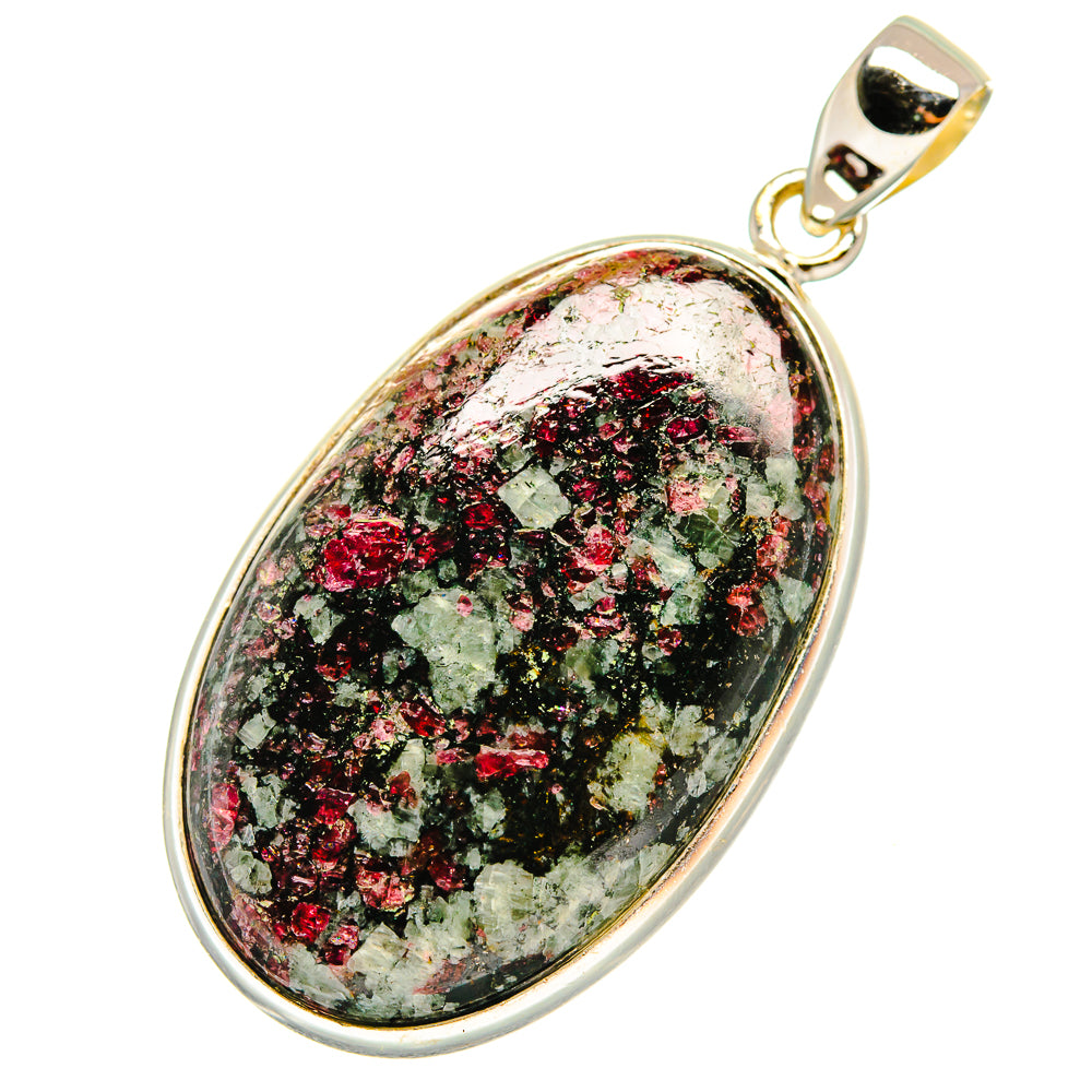 Russian Eudialyte Pendants handcrafted by Anasilvercos - PD8351