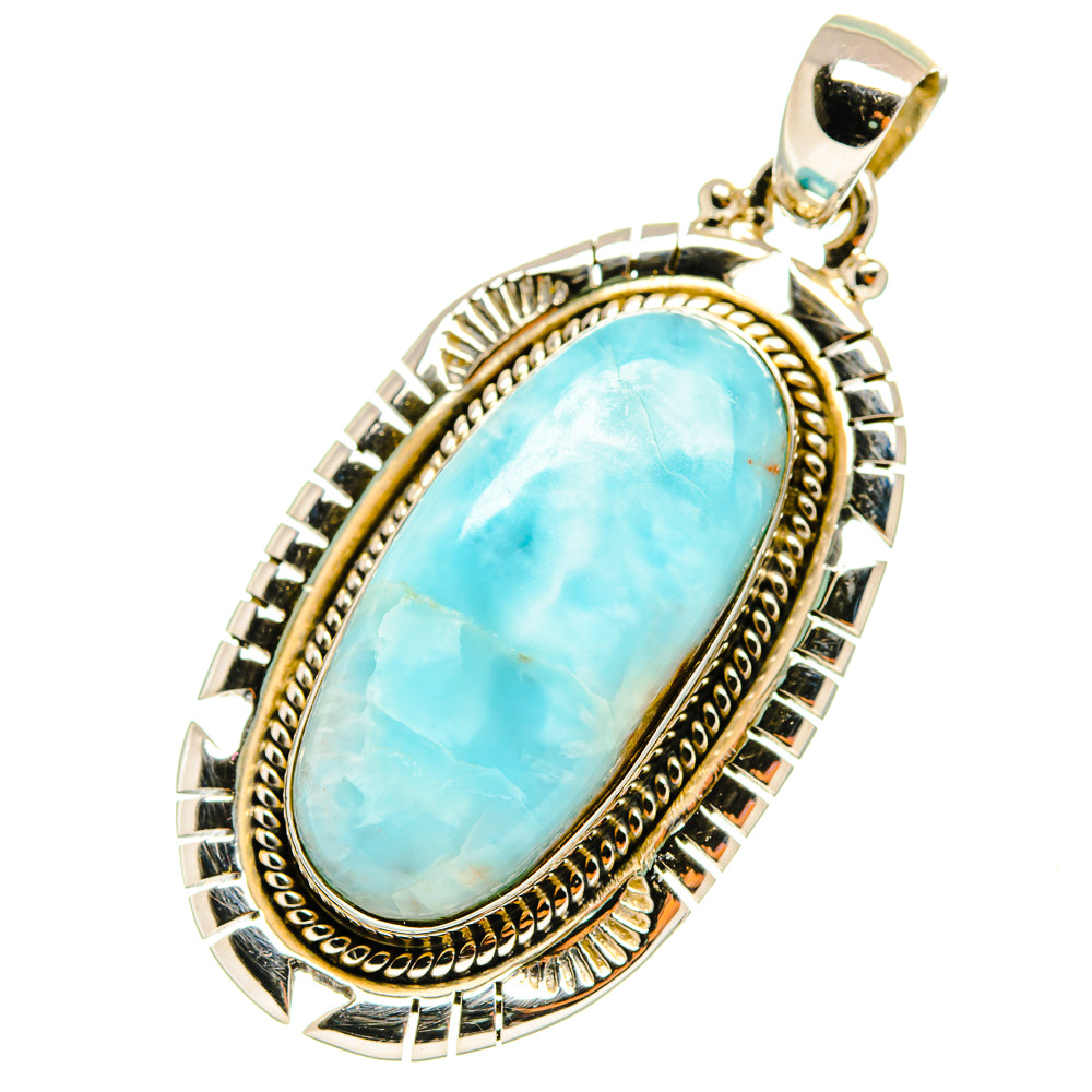 Larimar Pendants handcrafted by Anasilvercos - PD8355