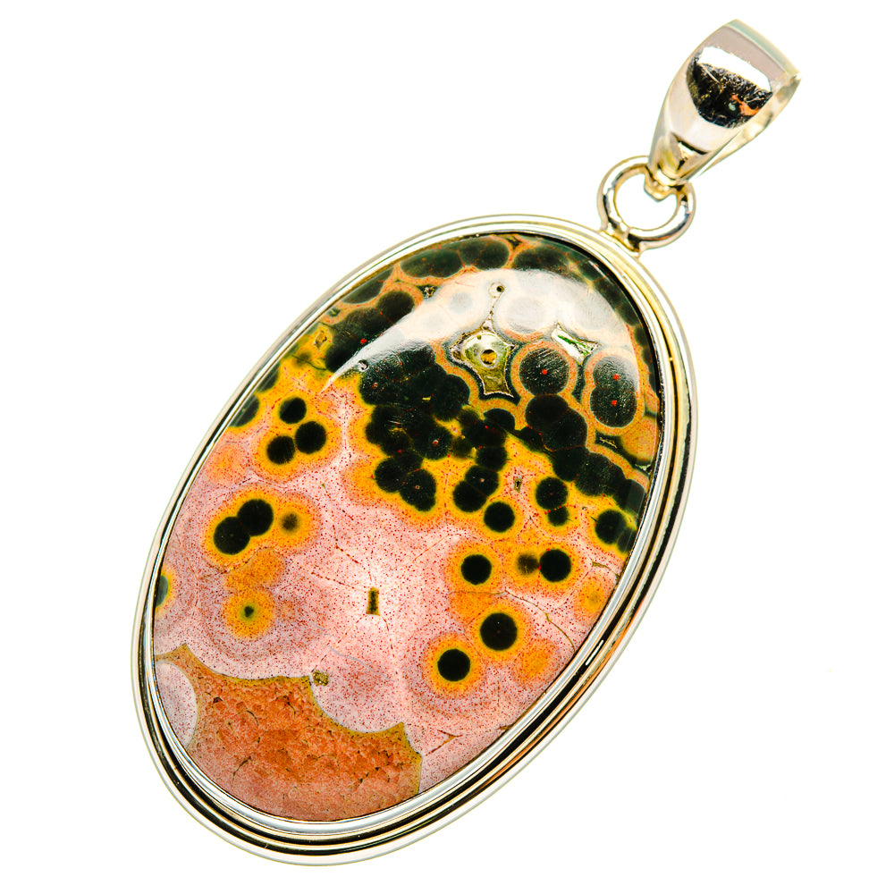 Ocean Jasper Pendants handcrafted by Anasilvercos - PD8357