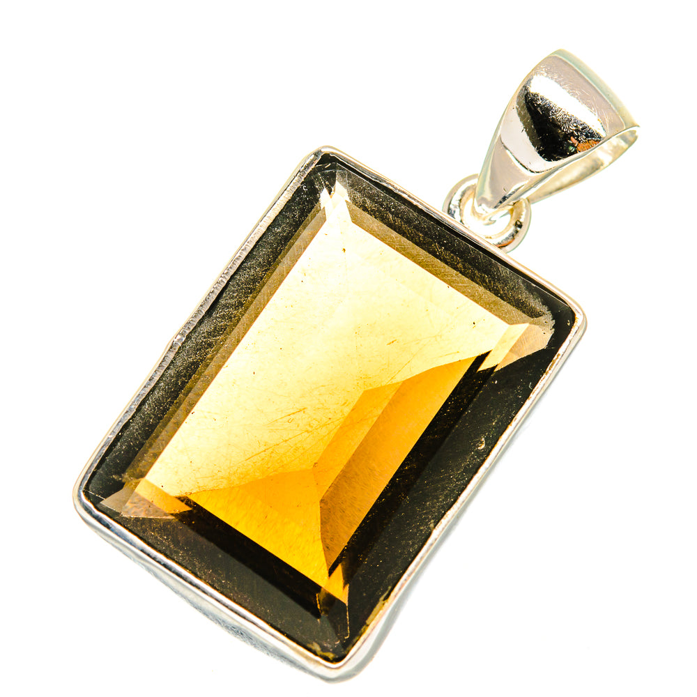 Smoky Quartz Pendants handcrafted by Anasilvercos - PD8358