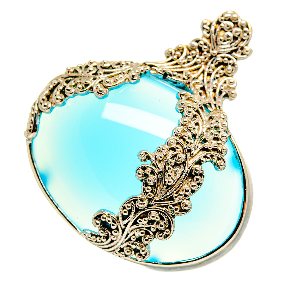 Aqua Chalcedony Pendants handcrafted by Anasilvercos - PD8359