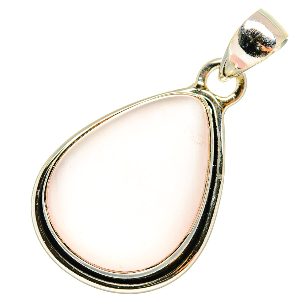 Rose Quartz Pendants handcrafted by Anasilvercos - PD8365