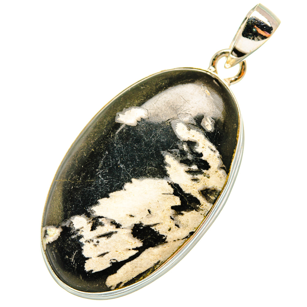 Chrysanthemum Stone Pendants handcrafted by Anasilvercos - PD8376