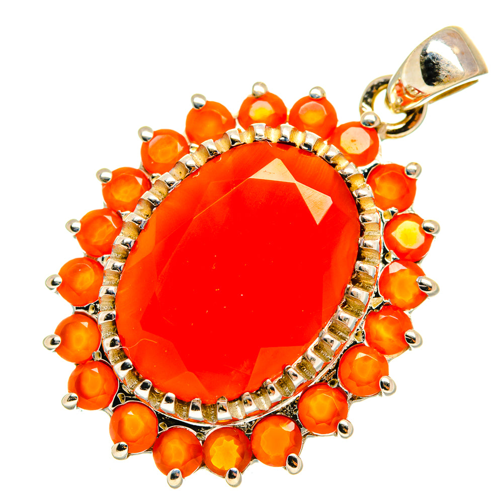 Red Onyx Pendants handcrafted by Anasilvercos - PD8381