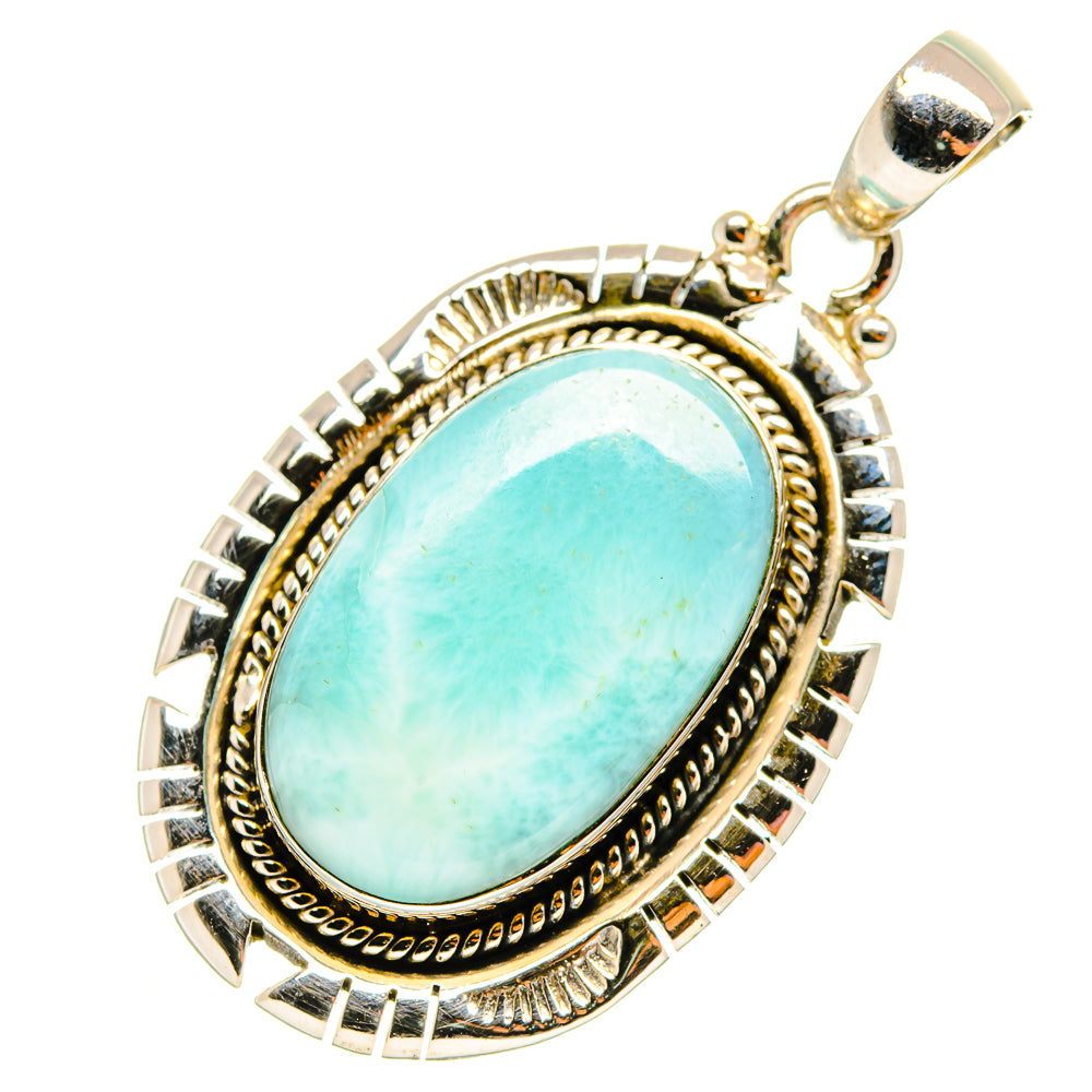 Larimar Pendants handcrafted by Anasilvercos - PD8384