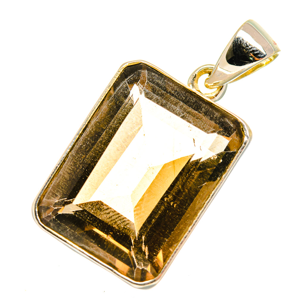 Smoky Quartz Pendants handcrafted by Anasilvercos - PD8386