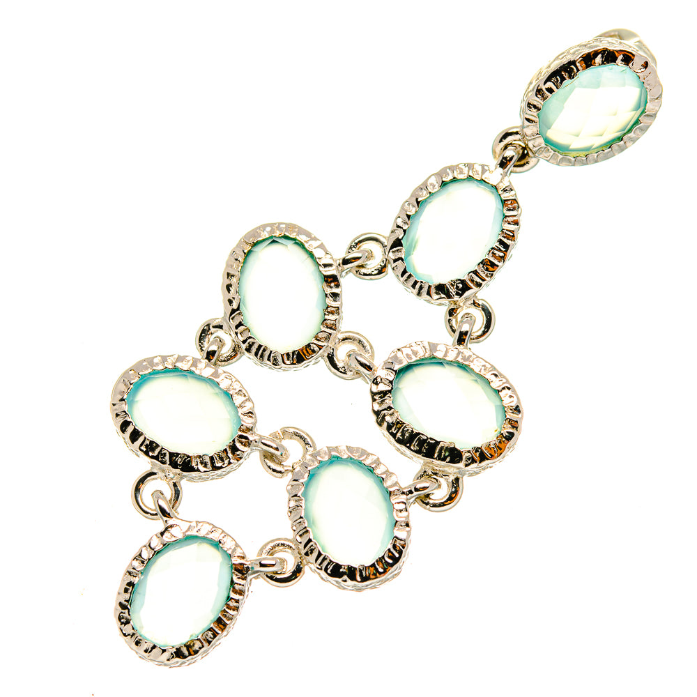 Aqua Chalcedony Pendants handcrafted by Anasilvercos - PD8394