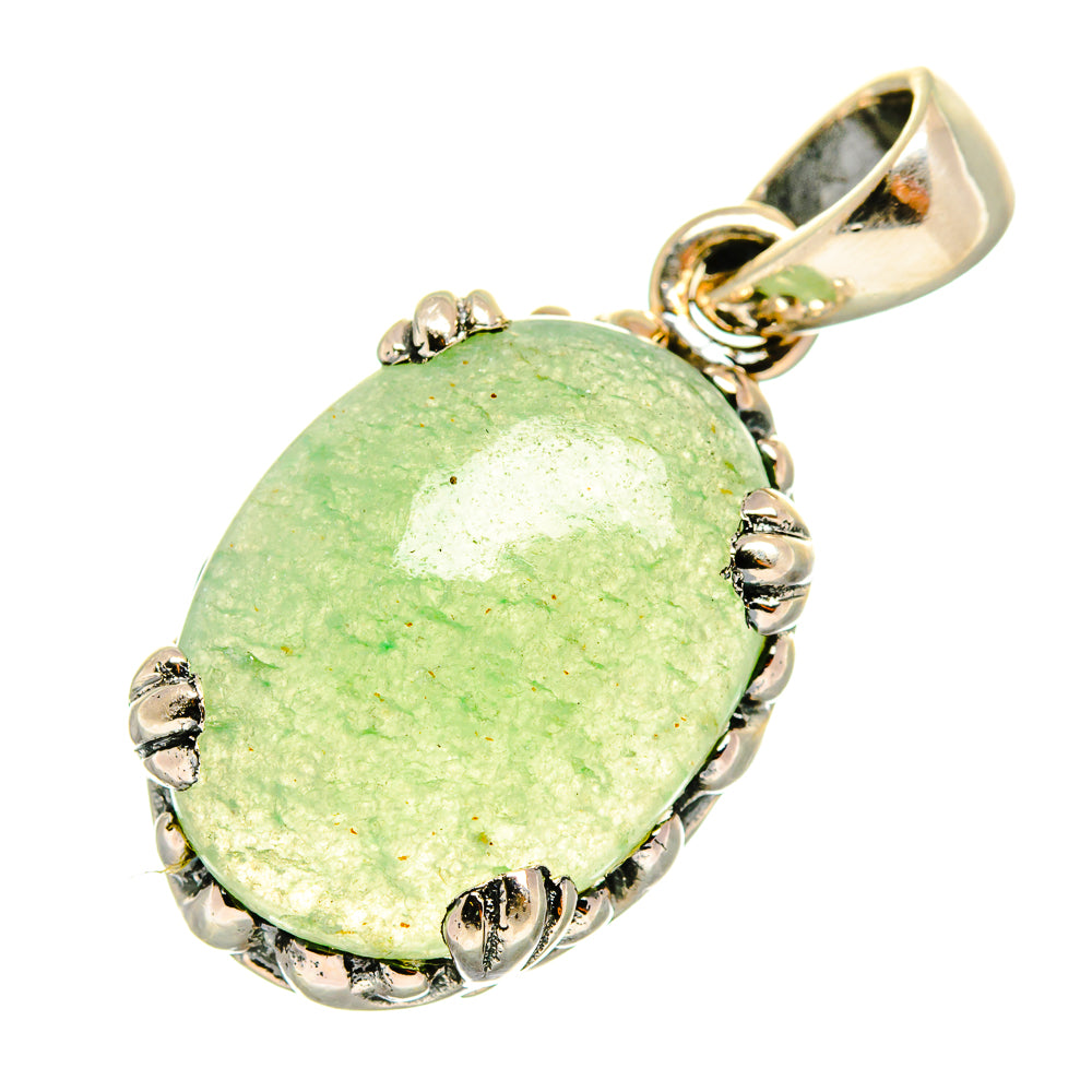 Prehnite Pendants handcrafted by Anasilvercos - PD8396