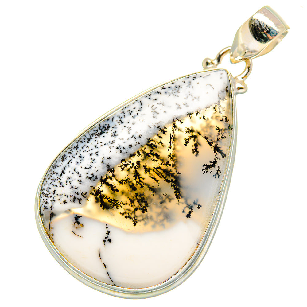 Dendritic Opal Pendants handcrafted by Anasilvercos - PD8406