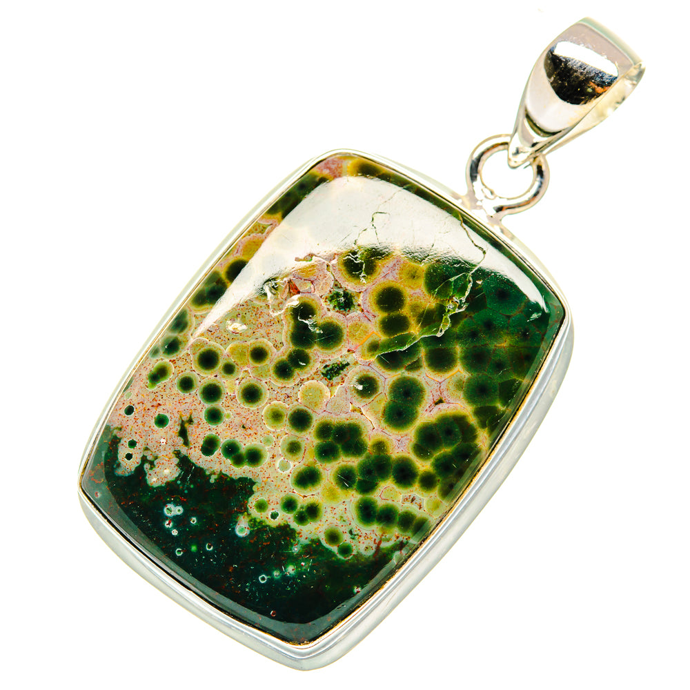 Ocean Jasper Pendants handcrafted by Anasilvercos - PD8411