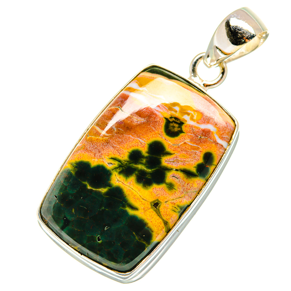 Ocean Jasper Pendants handcrafted by Anasilvercos - PD8419
