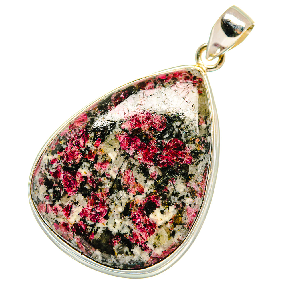 Russian Eudialyte Pendants handcrafted by Anasilvercos - PD8428