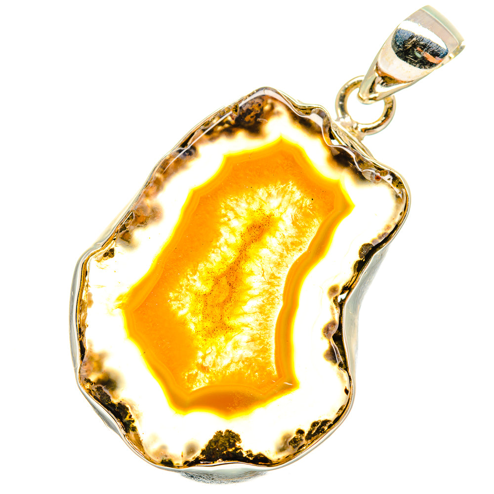 Geode Slice Pendants handcrafted by Anasilvercos - PD8429
