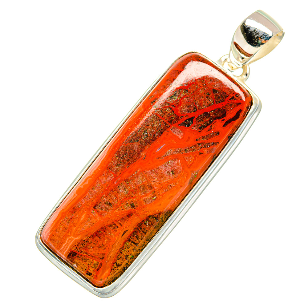 Red Jasper Pendants handcrafted by Anasilvercos - PD8431