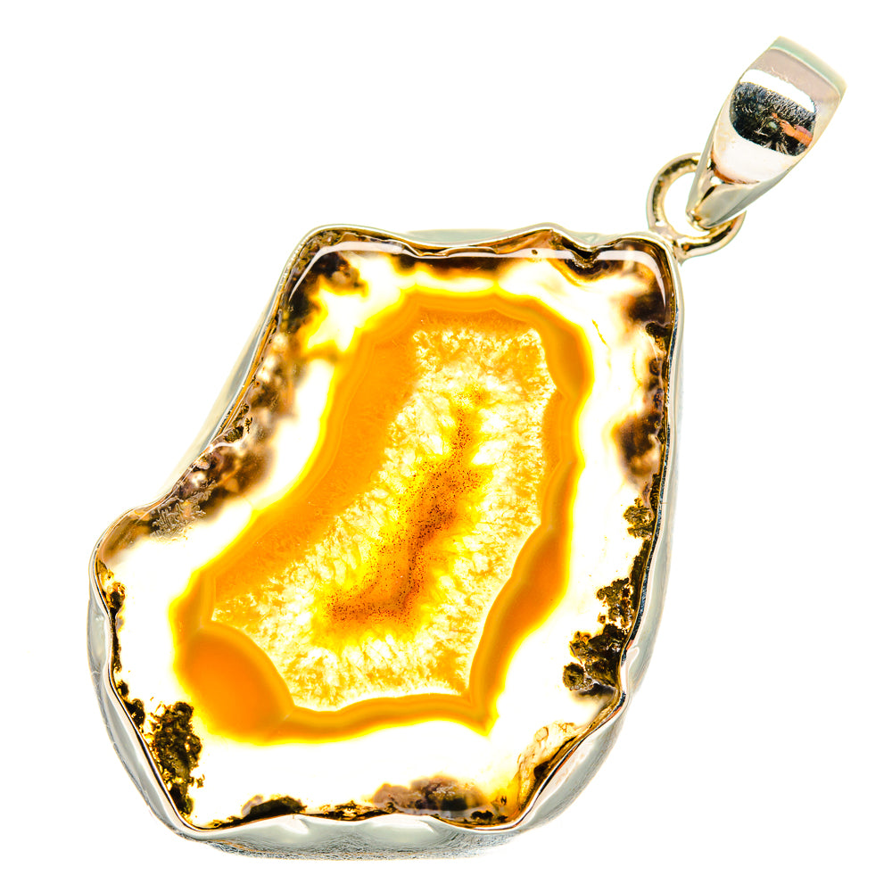 Geode Slice Pendants handcrafted by Anasilvercos - PD8432