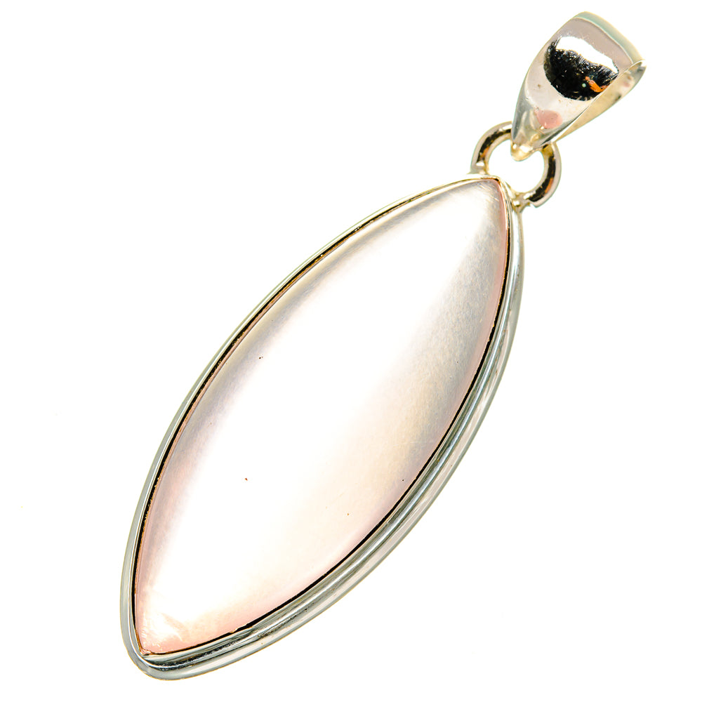 Rose Quartz Pendants handcrafted by Anasilvercos - PD8441