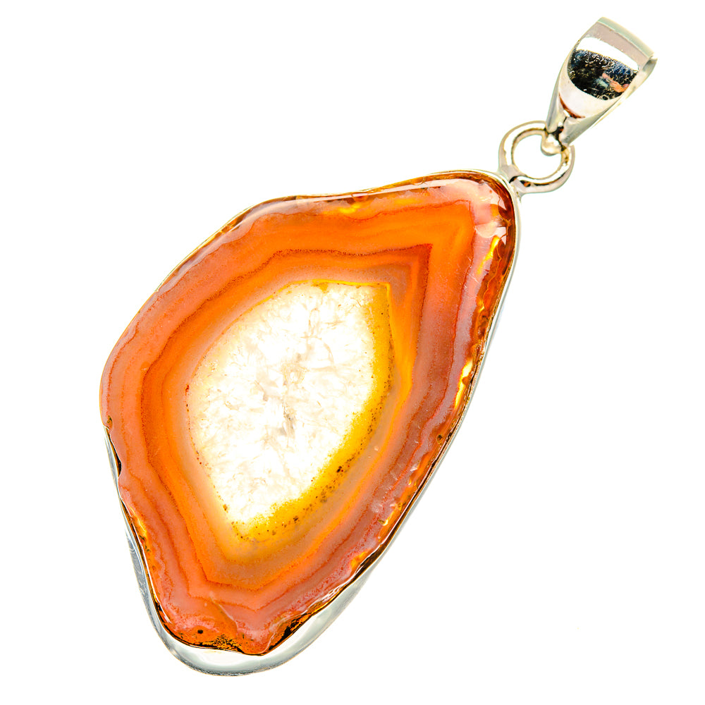 Geode Slice Pendants handcrafted by Anasilvercos - PD8447