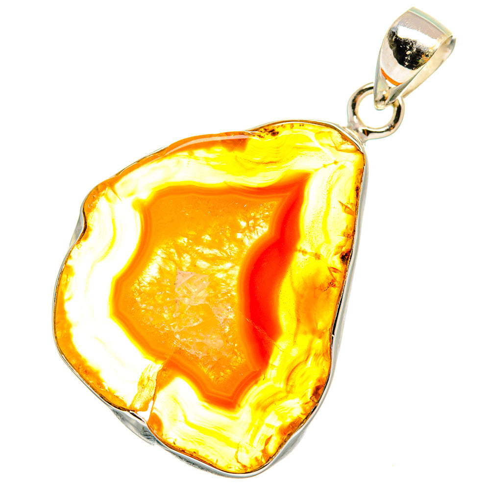 Geode Slice Pendants handcrafted by Anasilvercos - PD8451