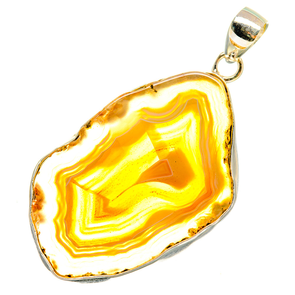 Geode Slice Pendants handcrafted by Anasilvercos - PD8453