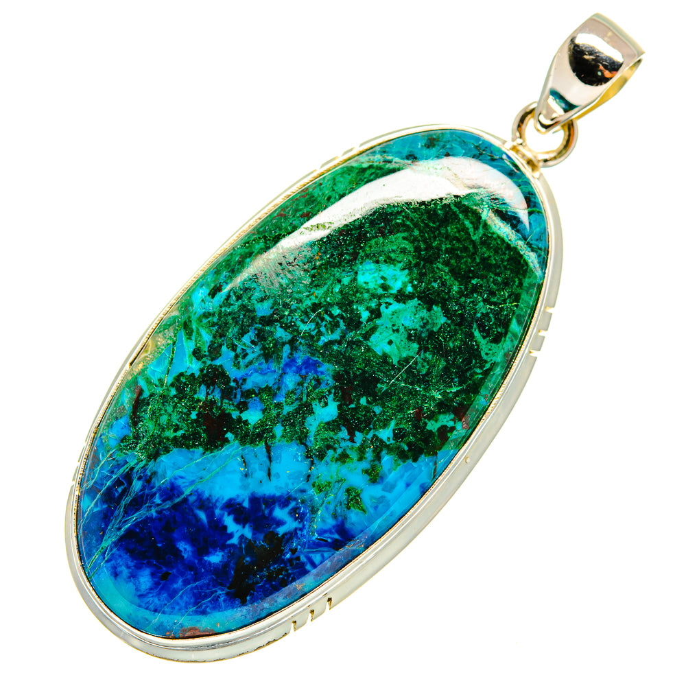 Chrysocolla Pendants handcrafted by Anasilvercos - PD8457