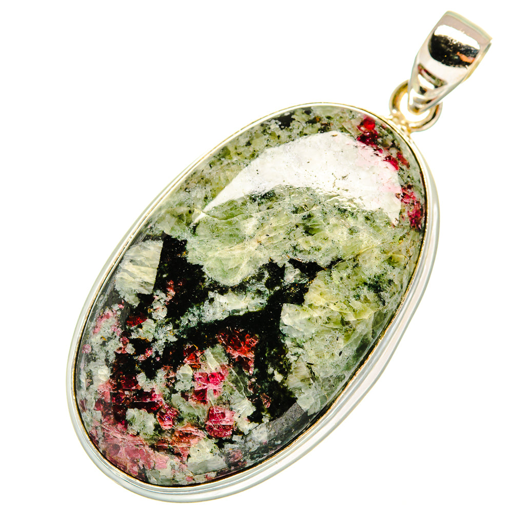 Russian Eudialyte Pendants handcrafted by Anasilvercos - PD8460