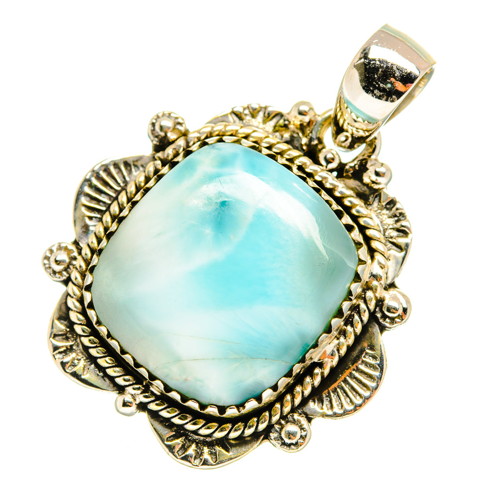 Larimar Pendants handcrafted by Anasilvercos - PD8464