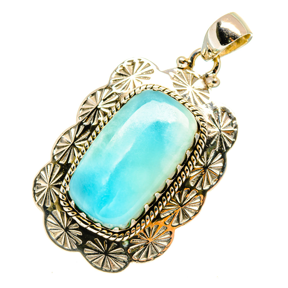Larimar Pendants handcrafted by Anasilvercos - PD8465