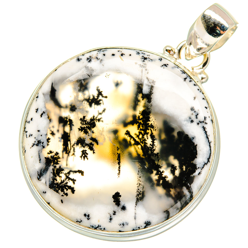 Dendritic Opal Pendants handcrafted by Anasilvercos - PD8476