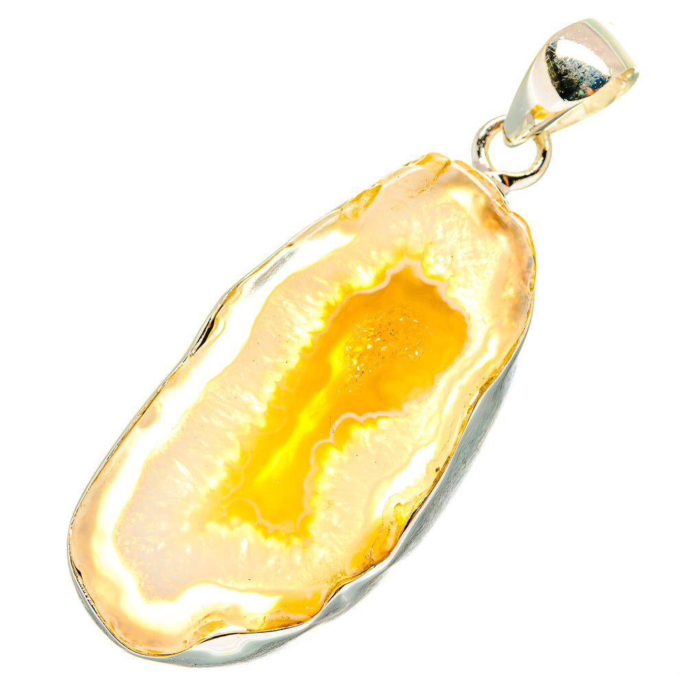 Geode Slice Pendants handcrafted by Anasilvercos - PD8492