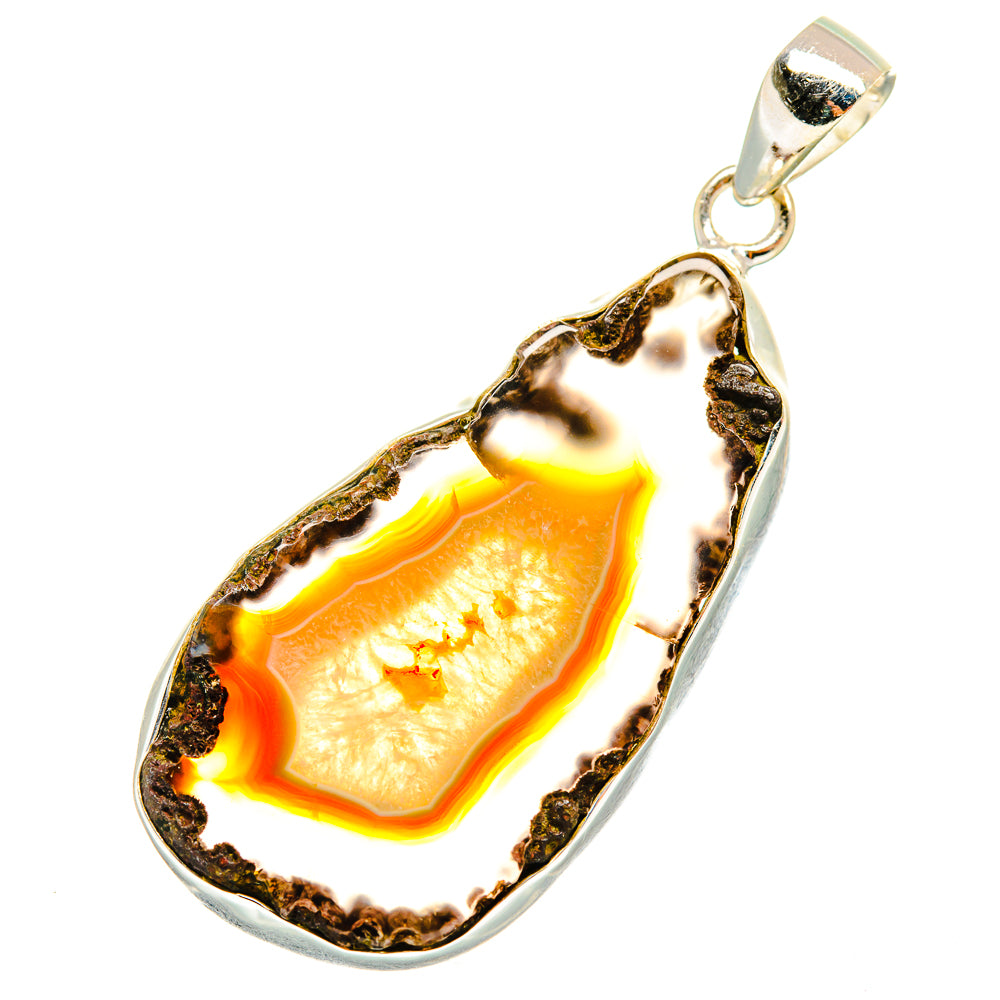 Geode Slice Pendants handcrafted by Anasilvercos - PD8499