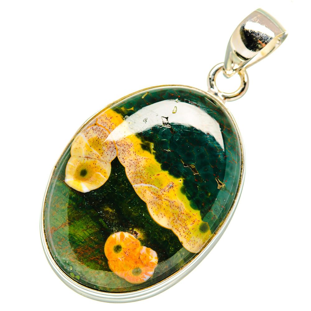 Ocean Jasper Pendants handcrafted by Anasilvercos - PD8500