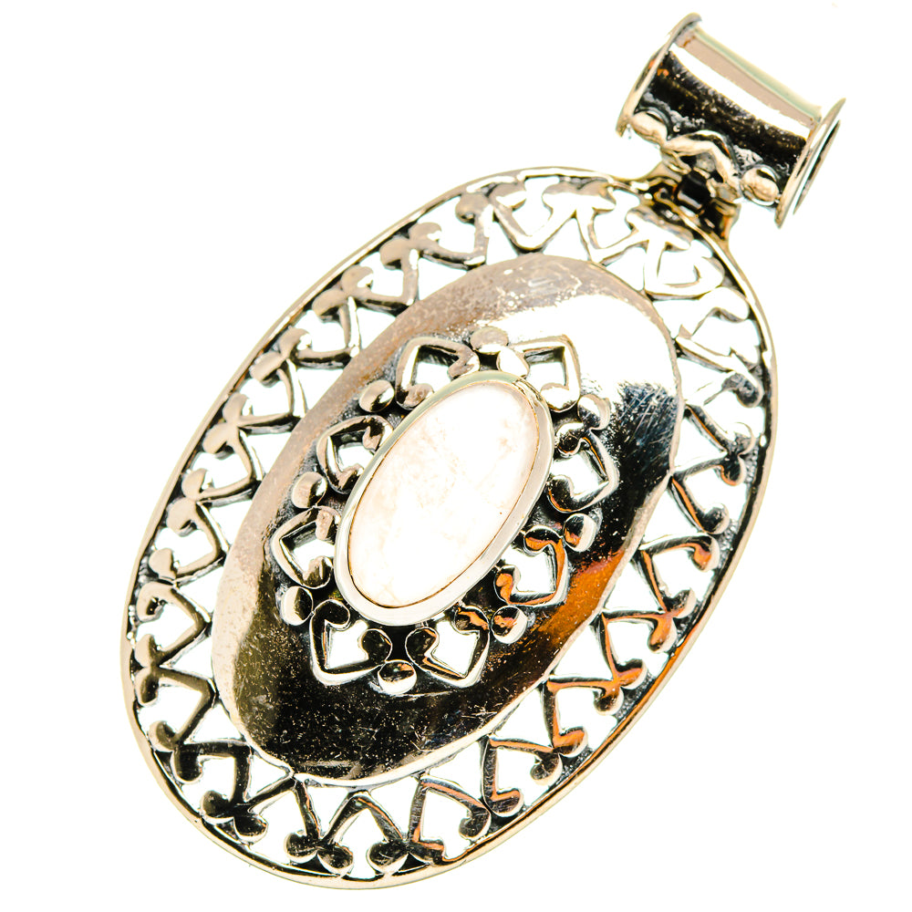 Rose Quartz Pendants handcrafted by Anasilvercos - PD8506