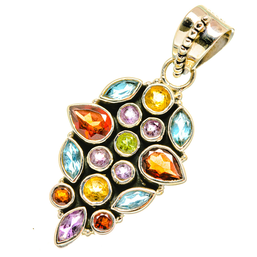 Garnet Pendants handcrafted by Anasilvercos - PD8508