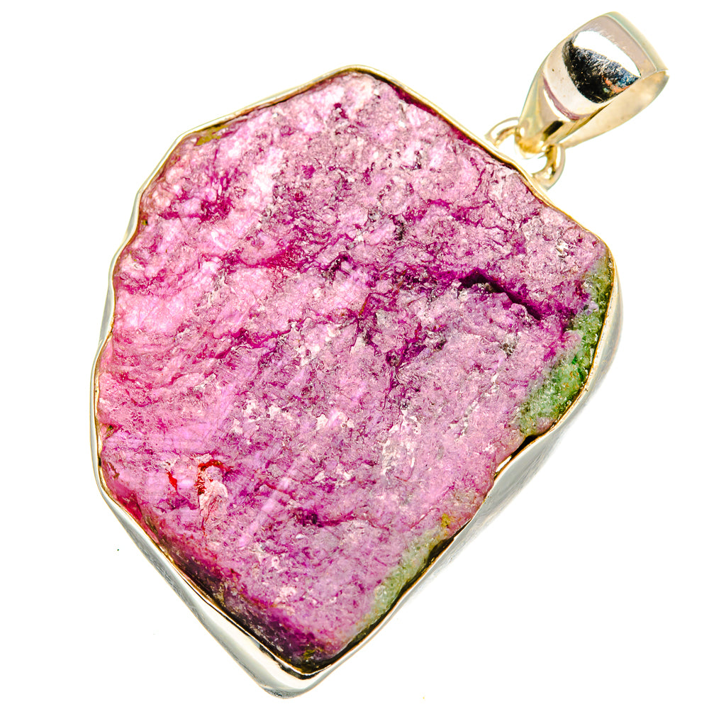 Ruby Zoisite Pendants handcrafted by Anasilvercos - PD8512