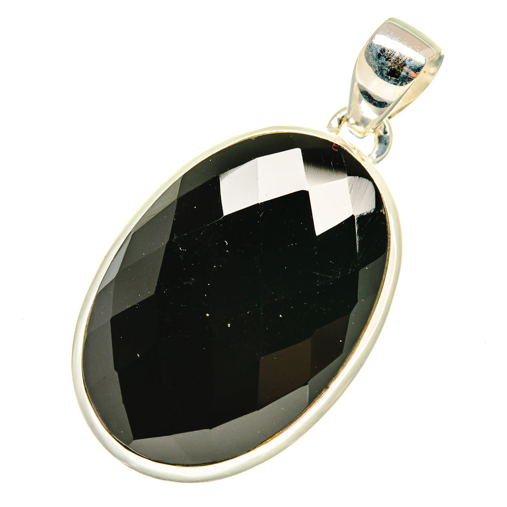 Black Onyx Pendants handcrafted by Anasilvercos - PD8519