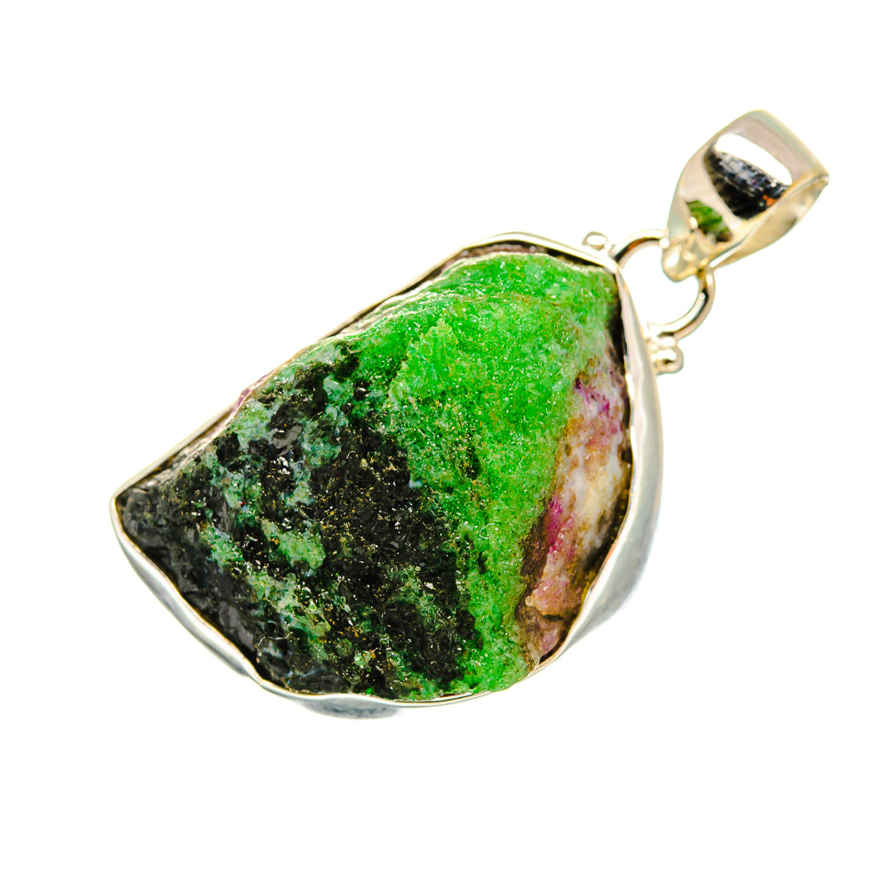Ruby Zoisite Pendants handcrafted by Anasilvercos - PD8550 - Photo 2