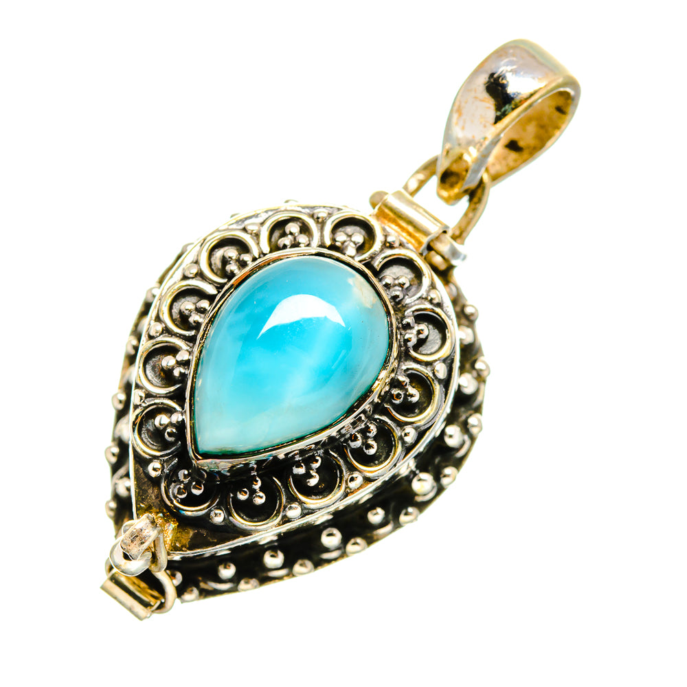 Larimar Pendants handcrafted by Anasilvercos - PD8566