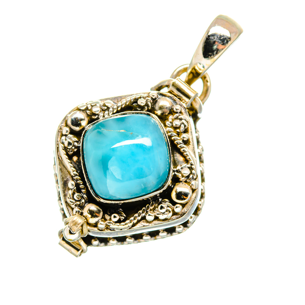 Larimar Pendants handcrafted by Anasilvercos - PD8569