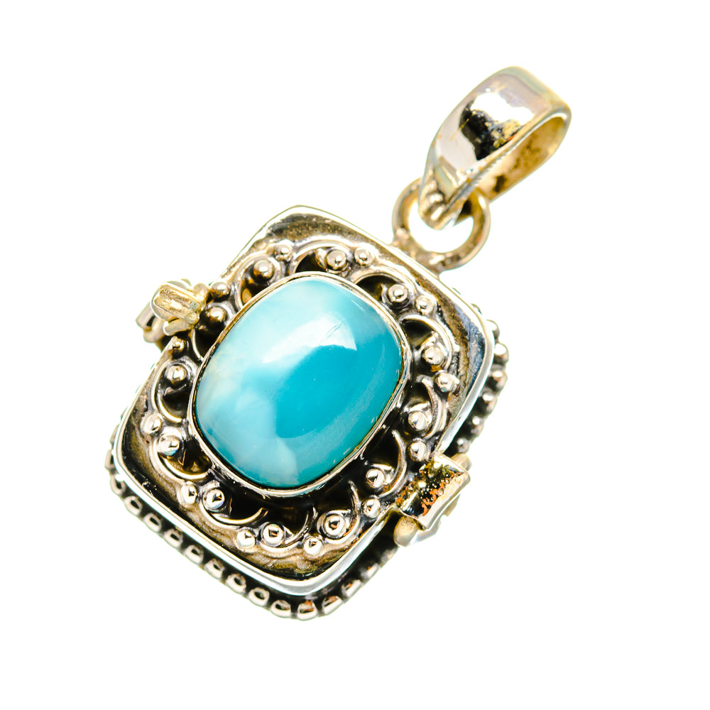 Larimar Pendants handcrafted by Anasilvercos - PD8570