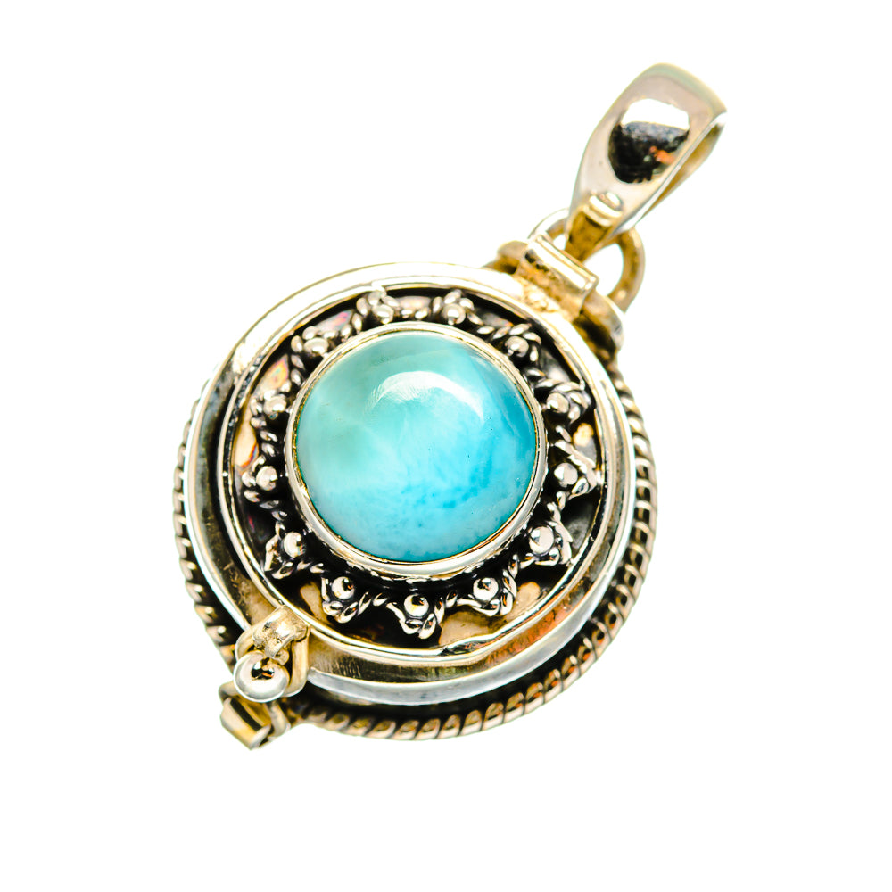Larimar Pendants handcrafted by Anasilvercos - PD8571