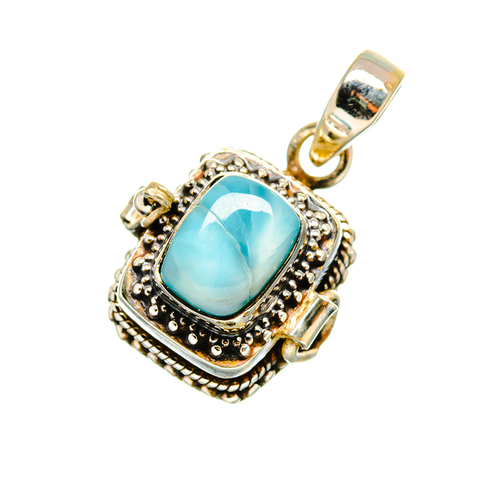Larimar Pendants handcrafted by Anasilvercos - PD8573