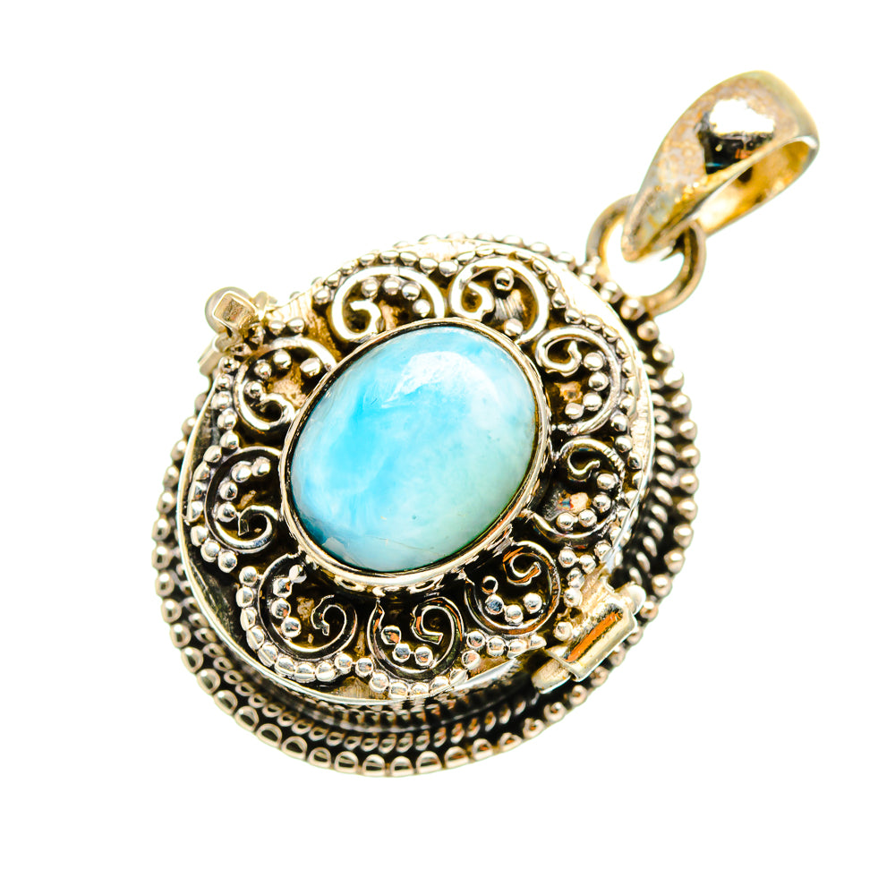 Larimar Pendants handcrafted by Anasilvercos - PD8574