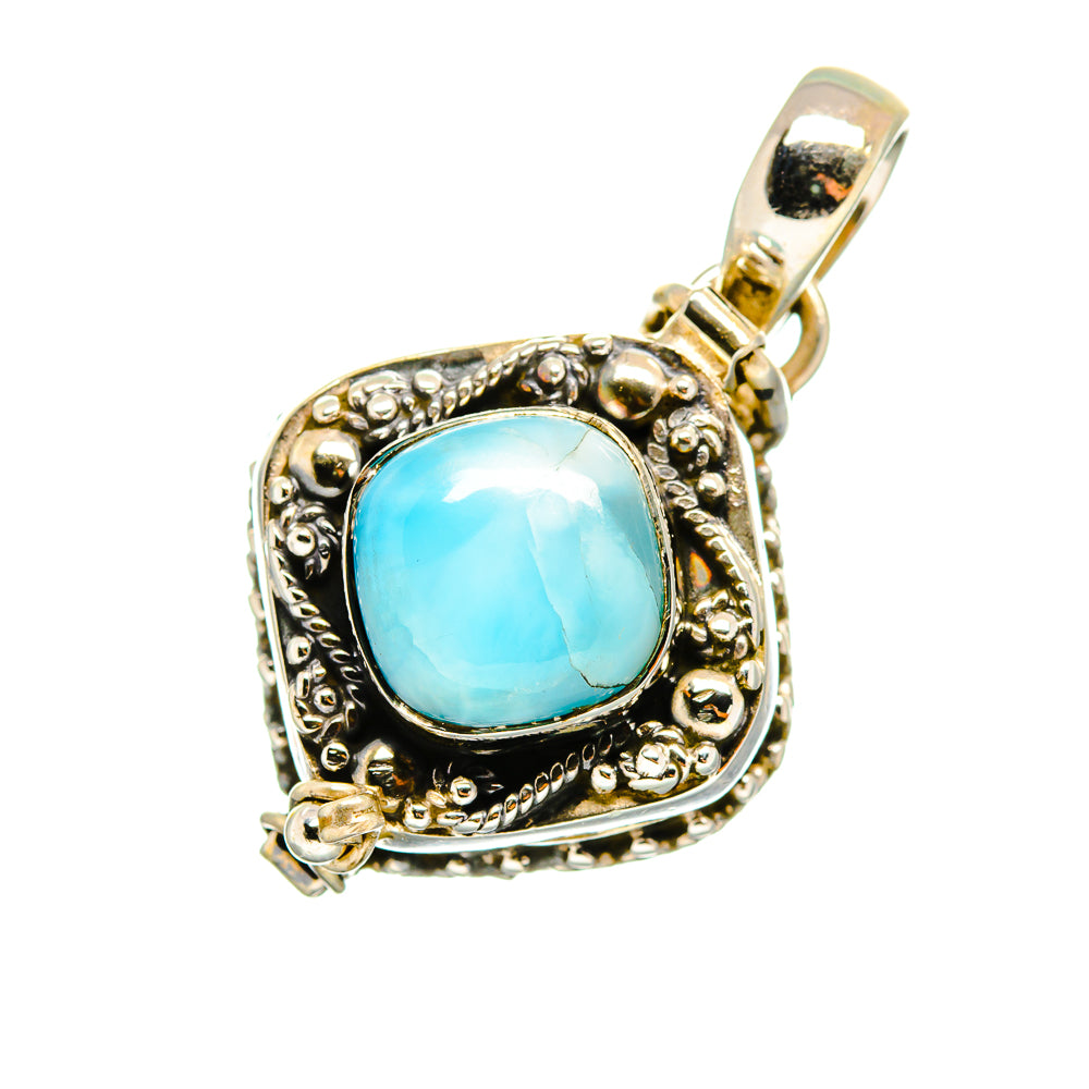 Larimar Pendants handcrafted by Anasilvercos - PD8575