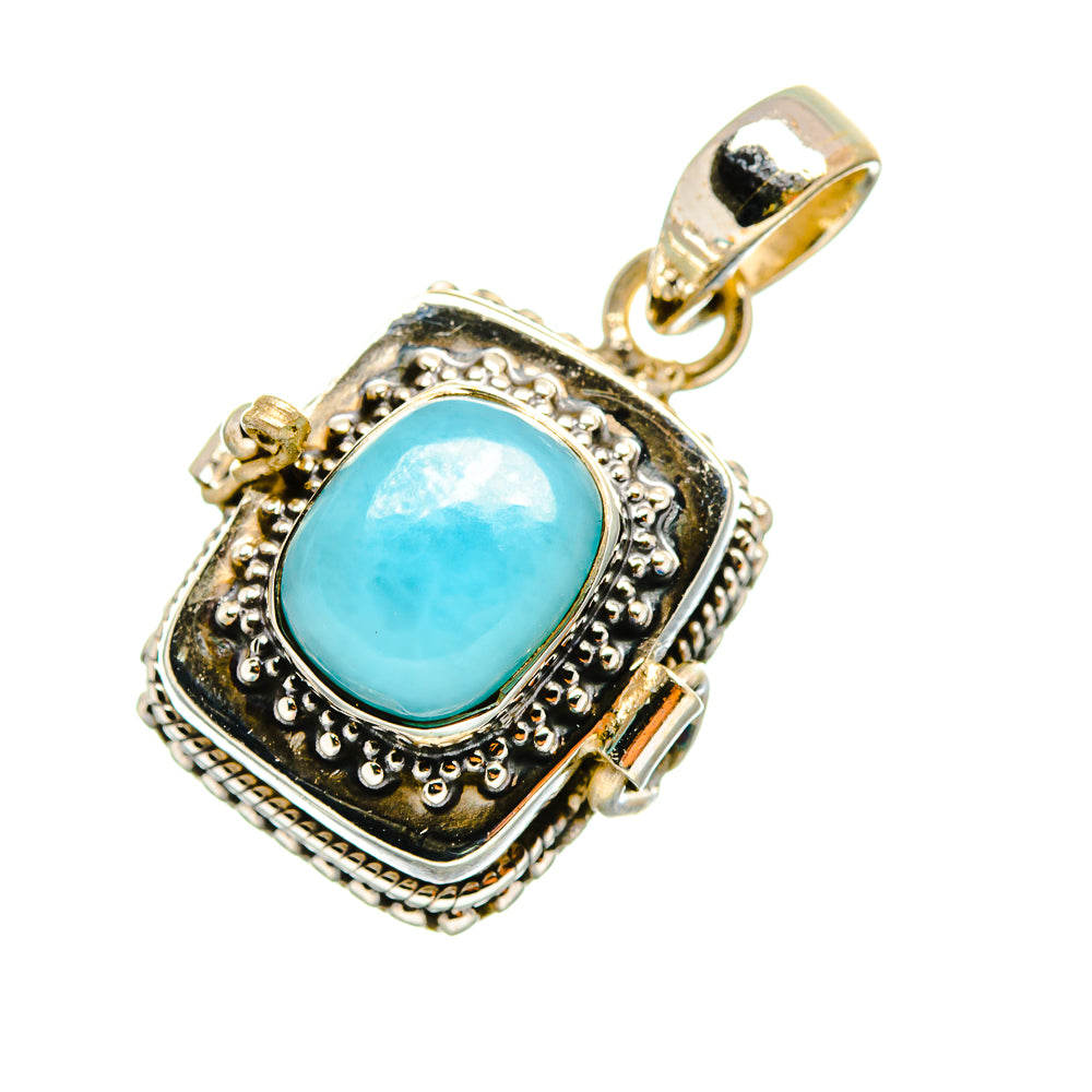 Larimar Pendants handcrafted by Anasilvercos - PD8576